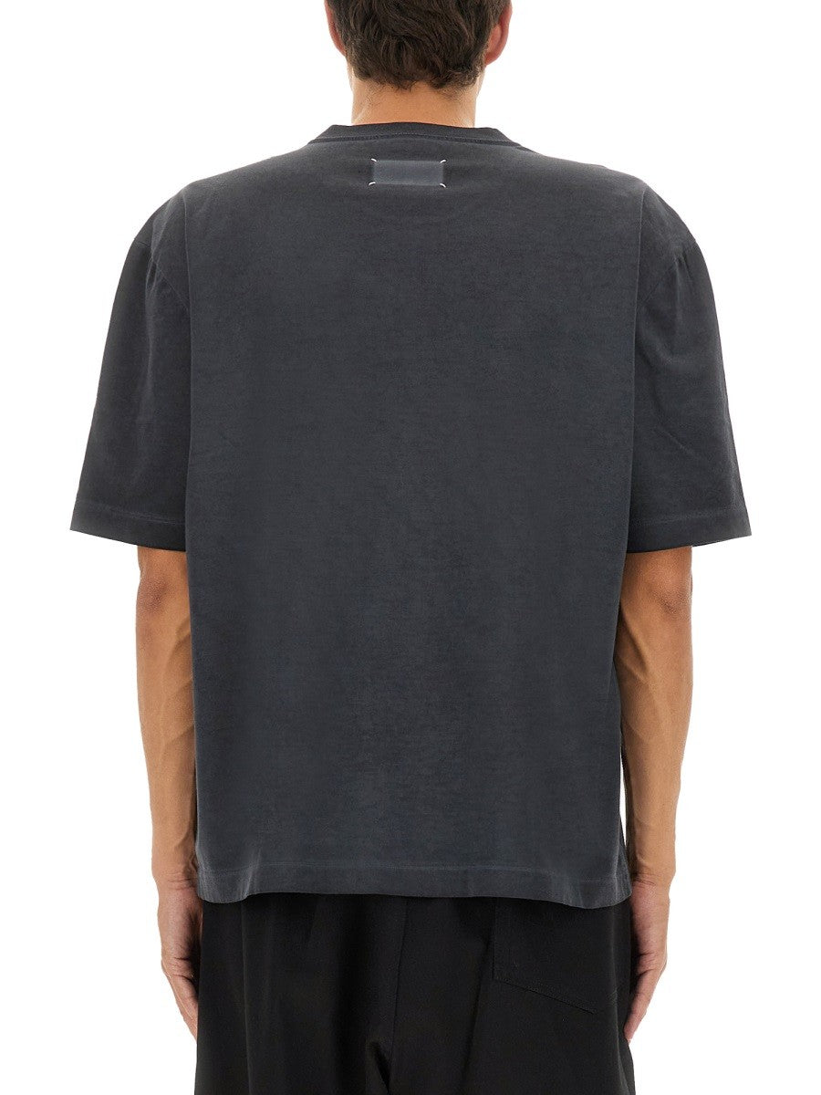 Maison Margiela Men's Cotton Shirt Grey