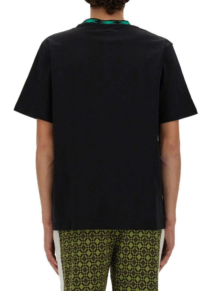Wales Bonner Men's Cotton Shirt Black, view 3