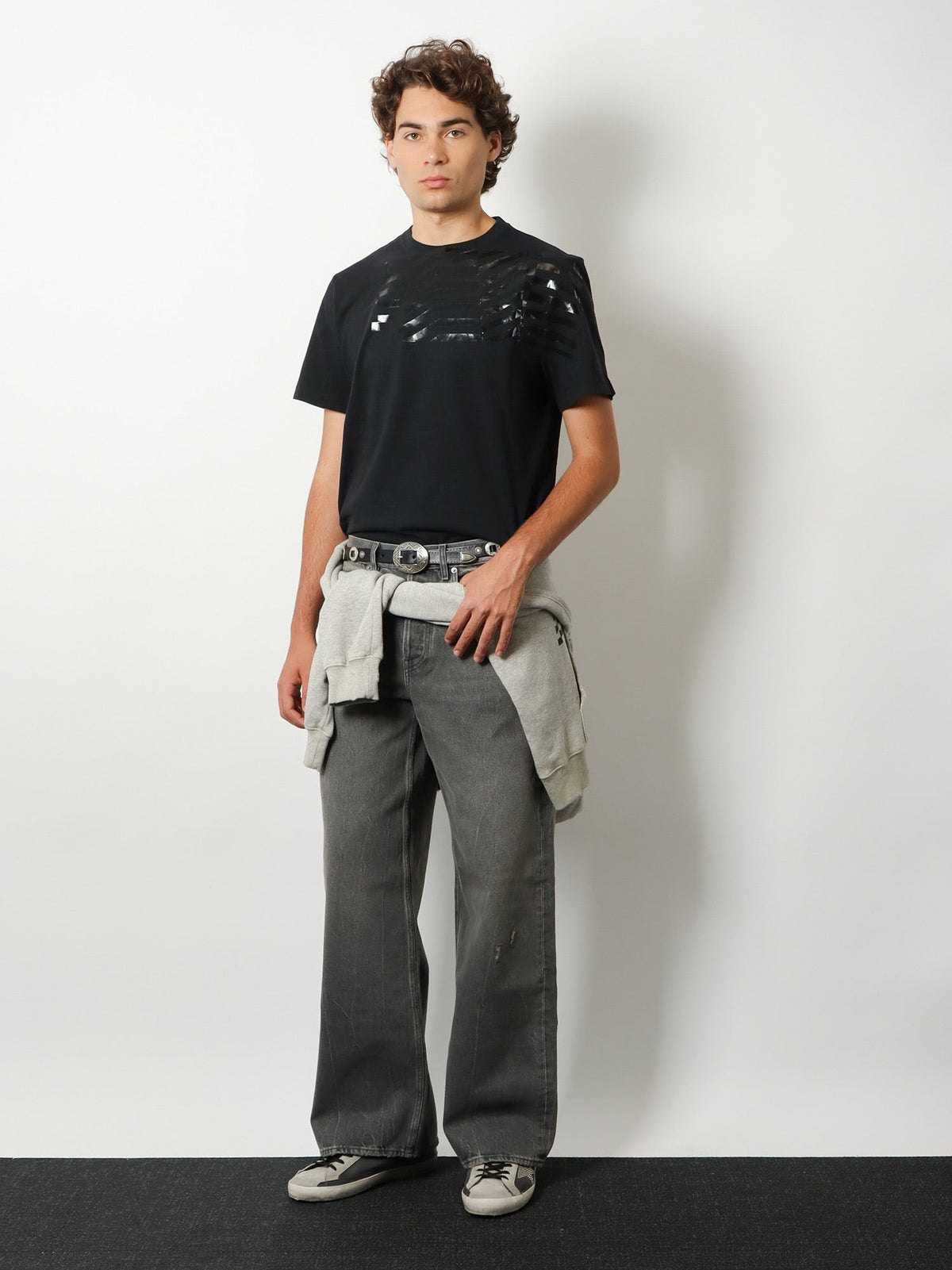 Golden Goose Men's Cotton Shirt Black, view 2