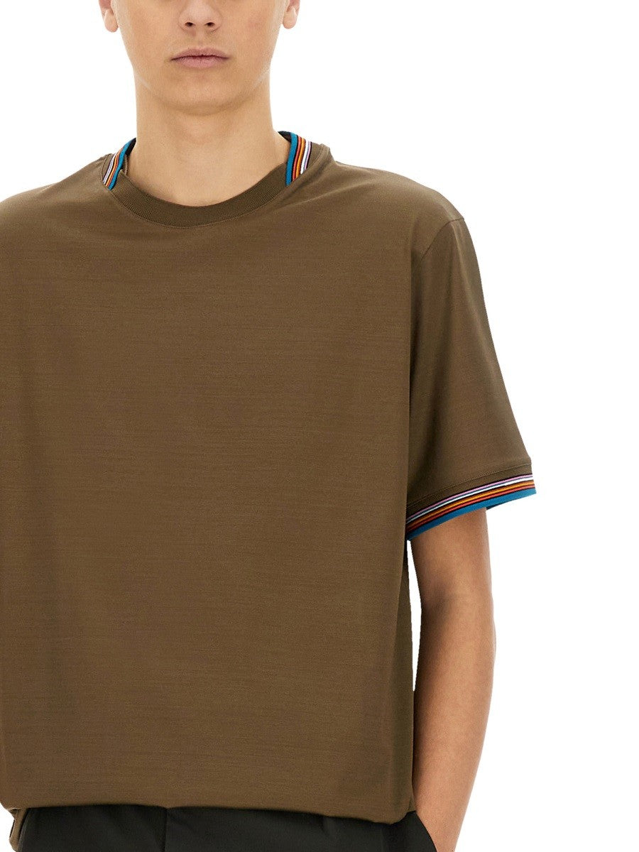 Paul Smith Men's Cotton Shirt Brown, view 4