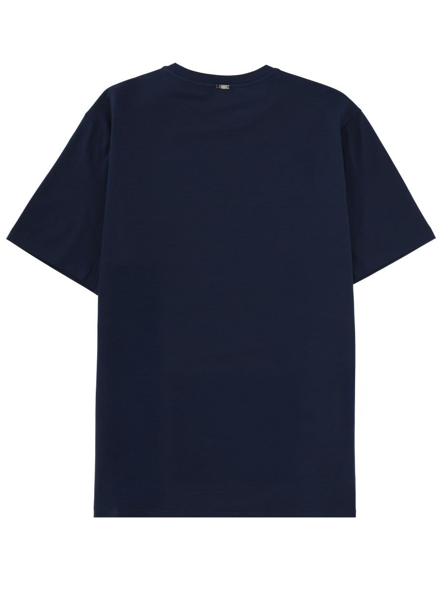 Herno Men's Cotton Shirt Blue Herno