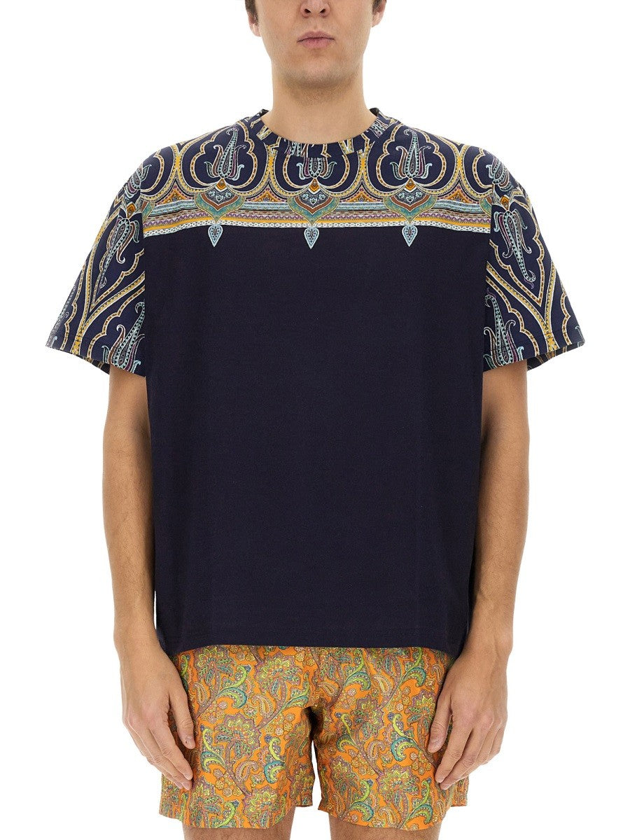 Etro Men's Cotton Shirt Multicolor