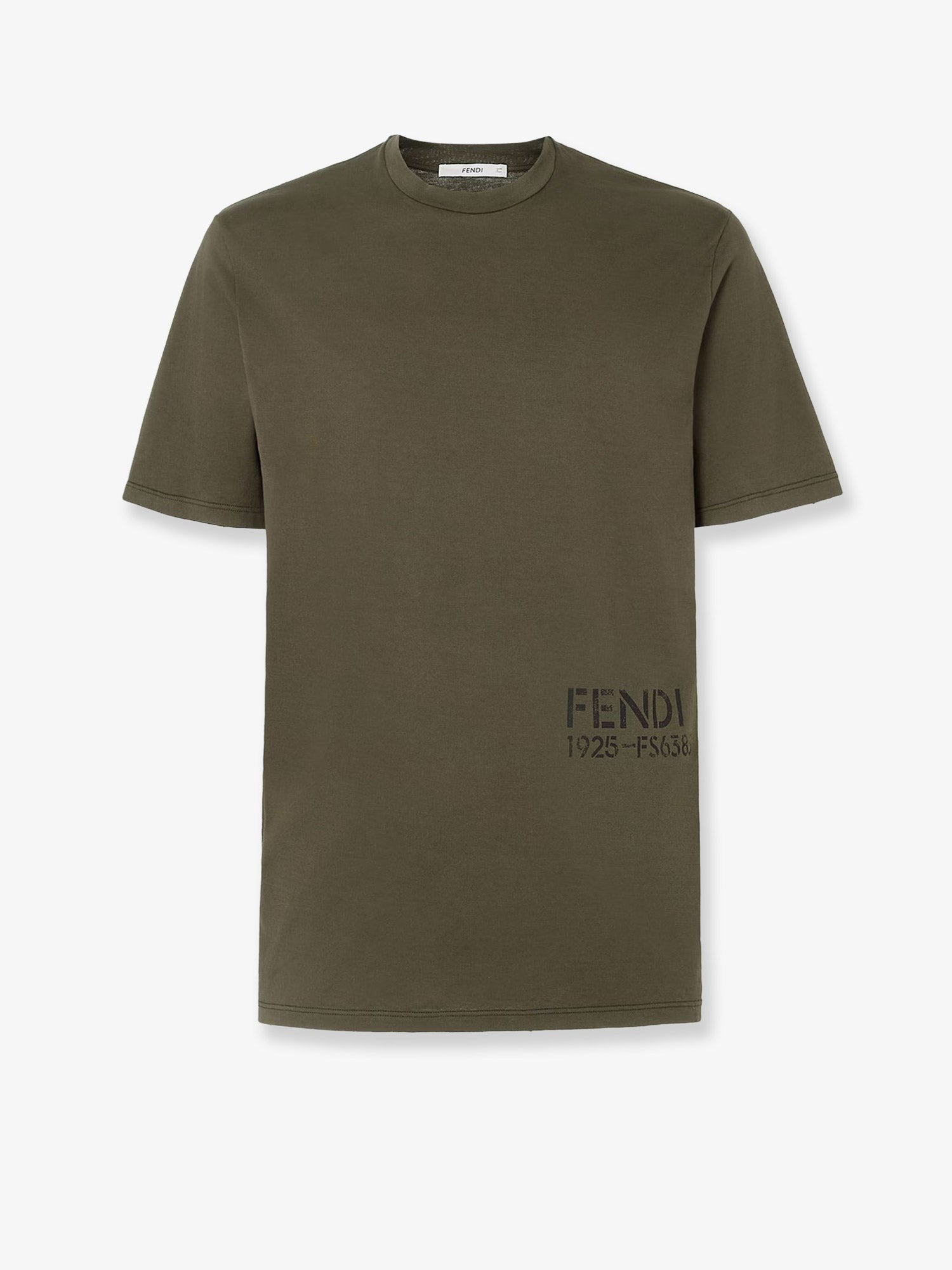Fendi Men's Cotton Shirt Green