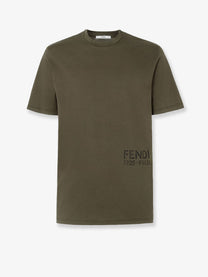 Fendi Men's Cotton Shirt Green