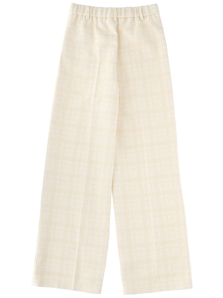Gucci Women's Cotton Tailored Pants Beige