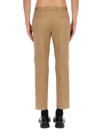 Gucci Men's Cotton Tailored Pants Beige
