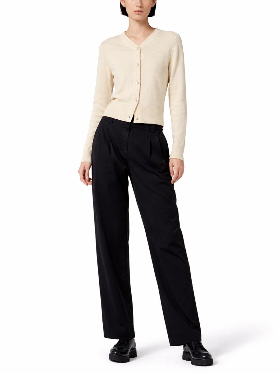 Ps By Paul Smith Women's Cotton Tailored Pants Black