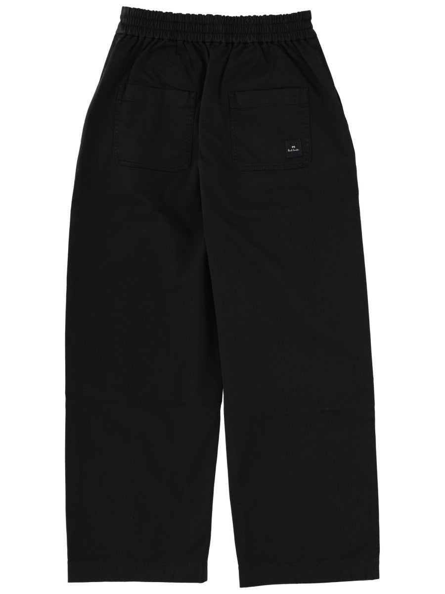Ps By Paul Smith Women's Cotton Tailored Pants Black