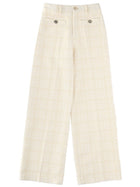 Gucci Women's Cotton Tailored Pants Beige