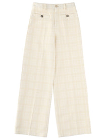 Gucci Women's Cotton Tailored Pants Beige