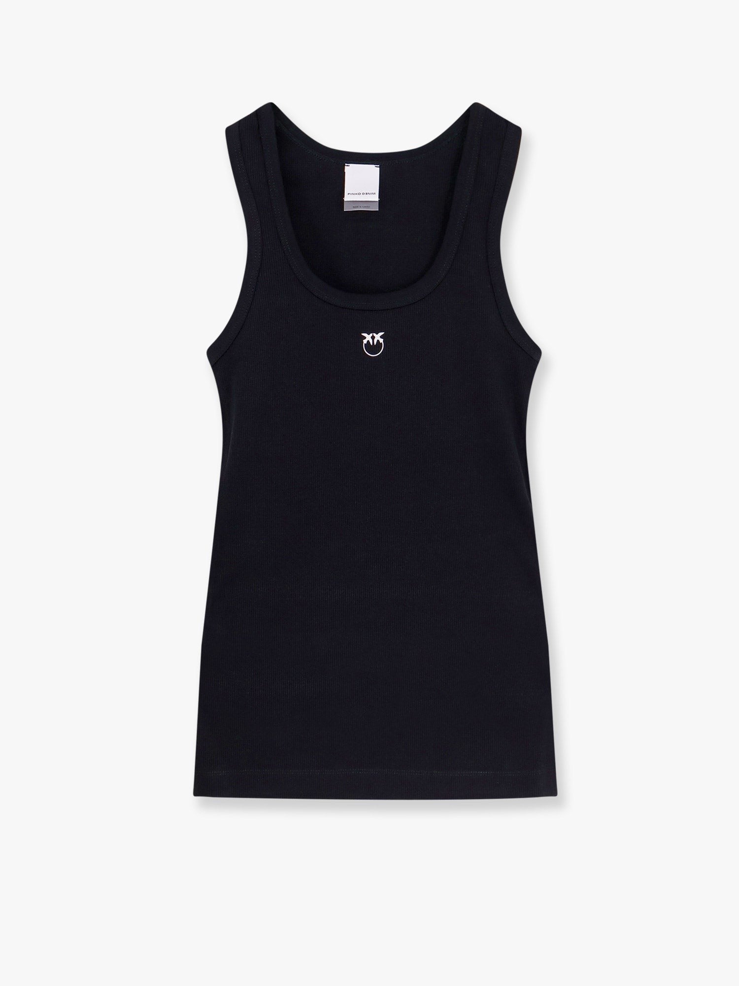 Pinko Women's Cotton Tank Top Black Pinko