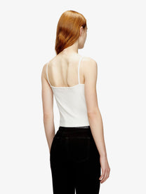 Diesel Women's Cotton Tank Top White