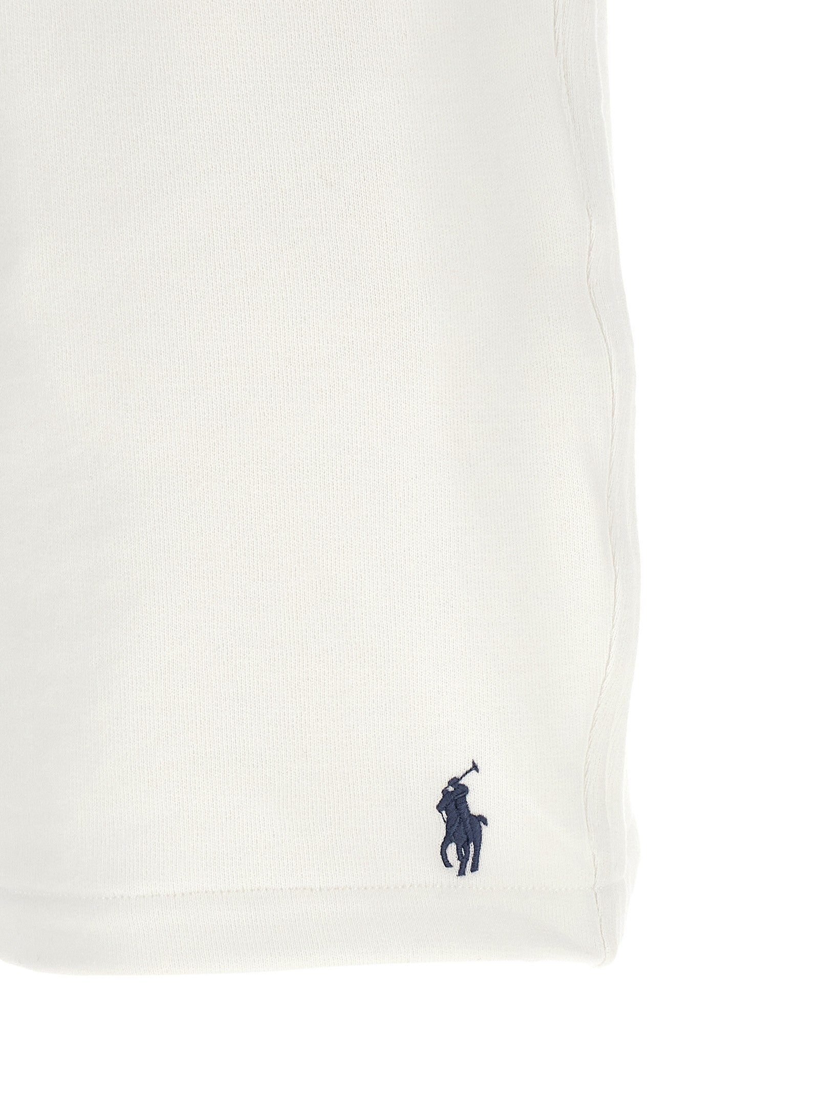Polo Ralph Lauren Cotton Terry Bermuda Shorts White