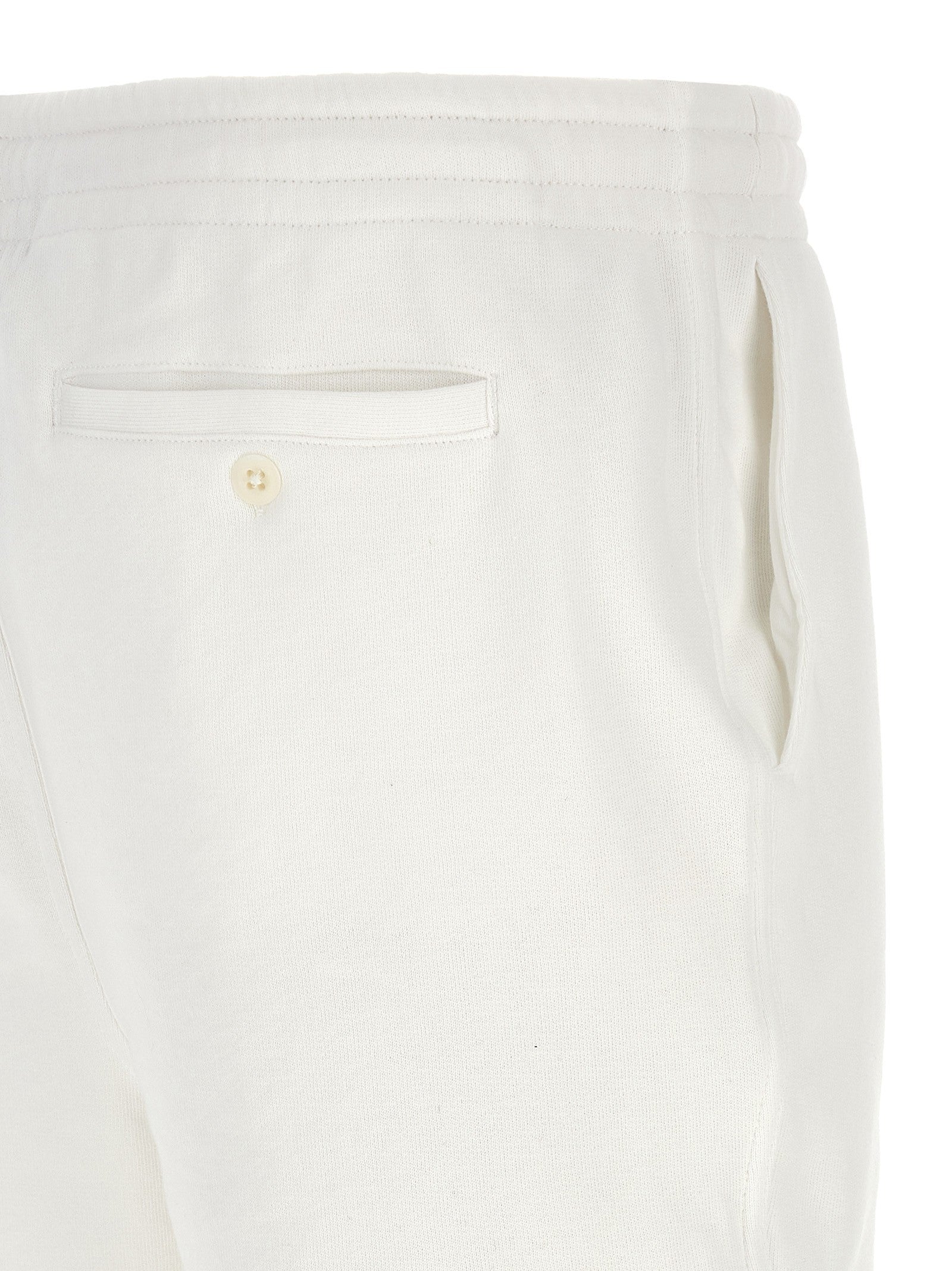 Polo Ralph Lauren Cotton Terry Bermuda Shorts White