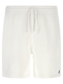 Polo Ralph Lauren Cotton Terry Bermuda Shorts White
