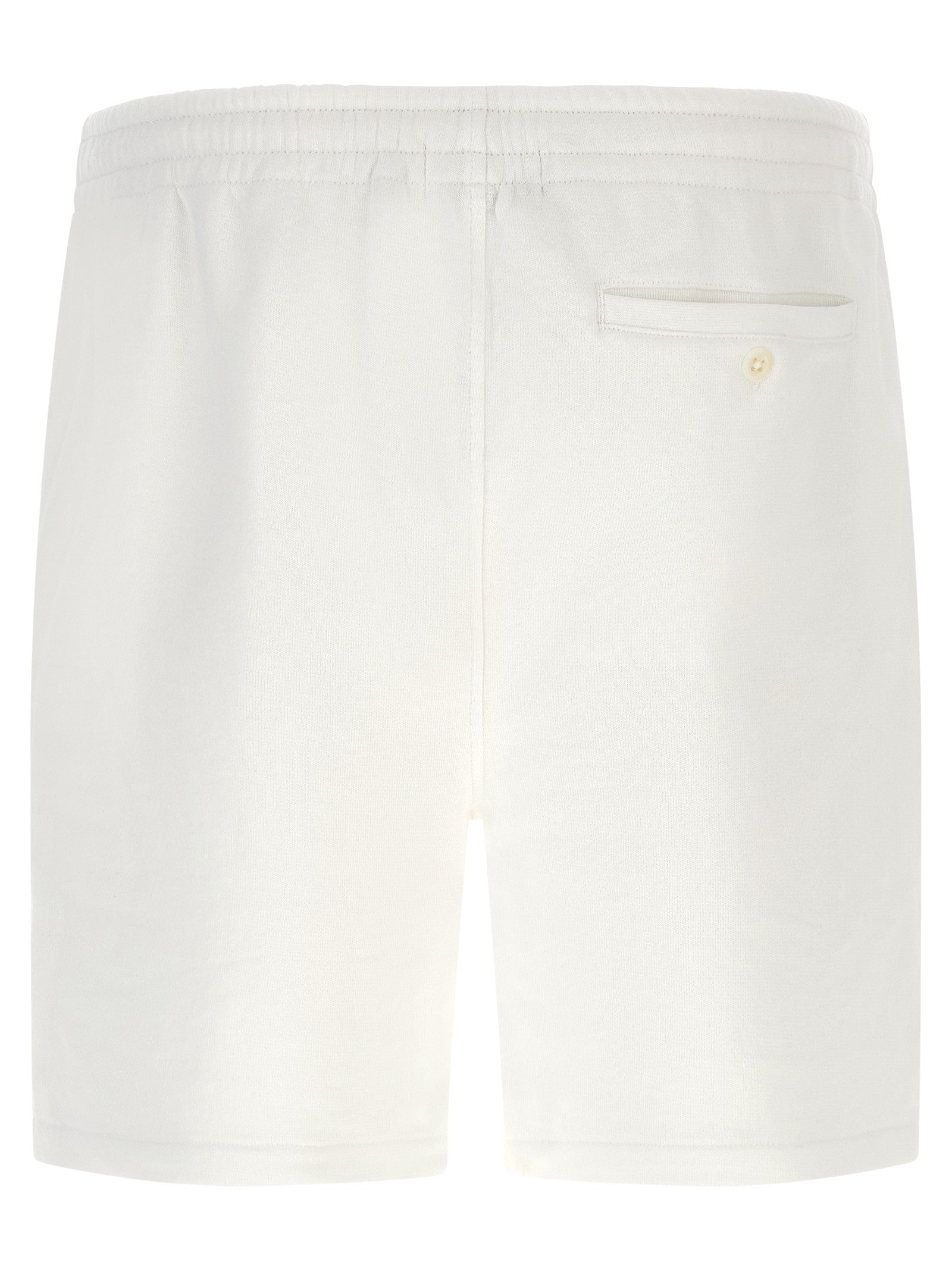 Polo Ralph Lauren Cotton Terry Bermuda Shorts White