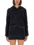 alexanderwang Women's Cotton Terry Sweatshirt Black