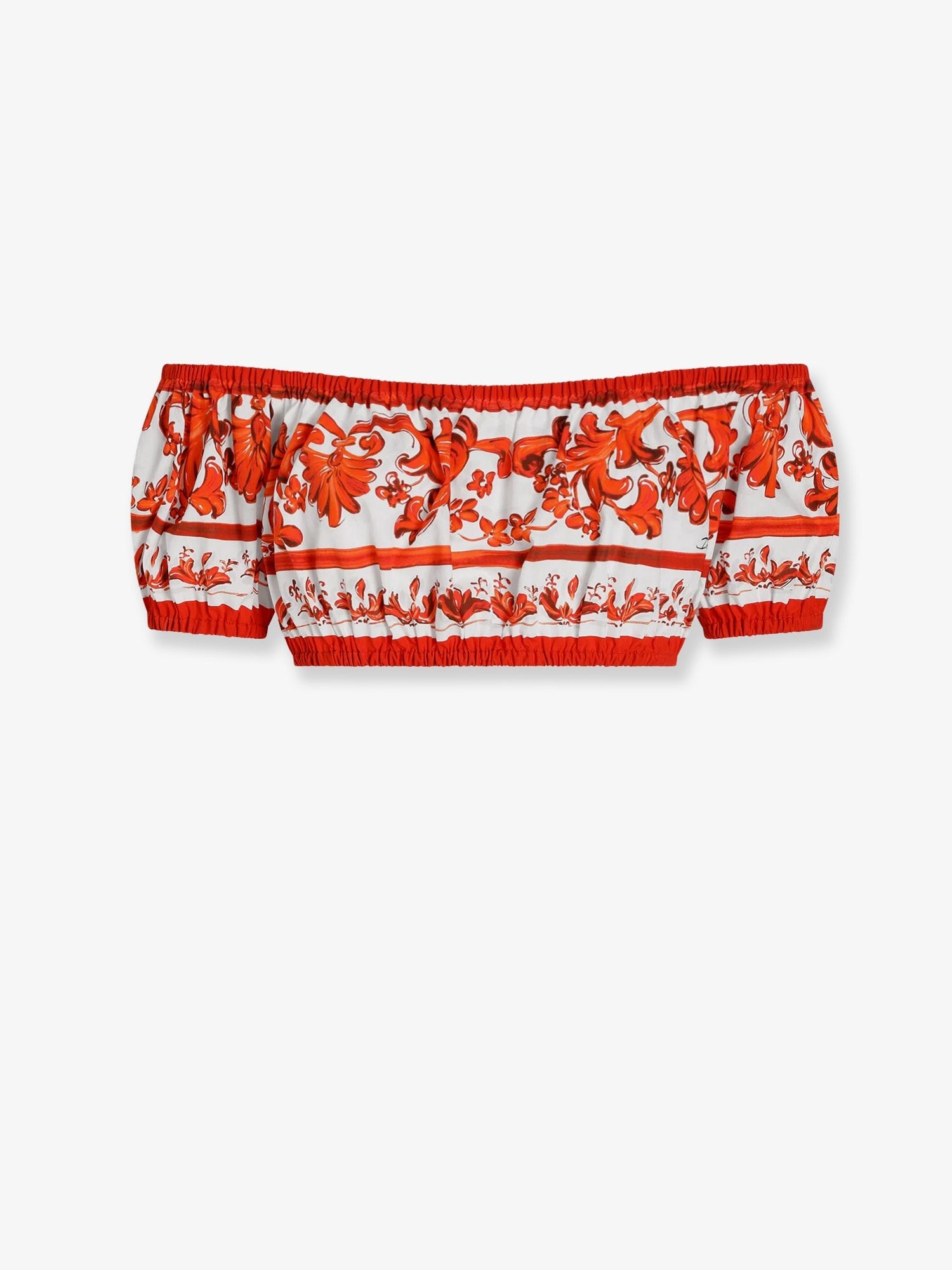 Dolce &amp; Gabbana Women's Maiolica Top Orange