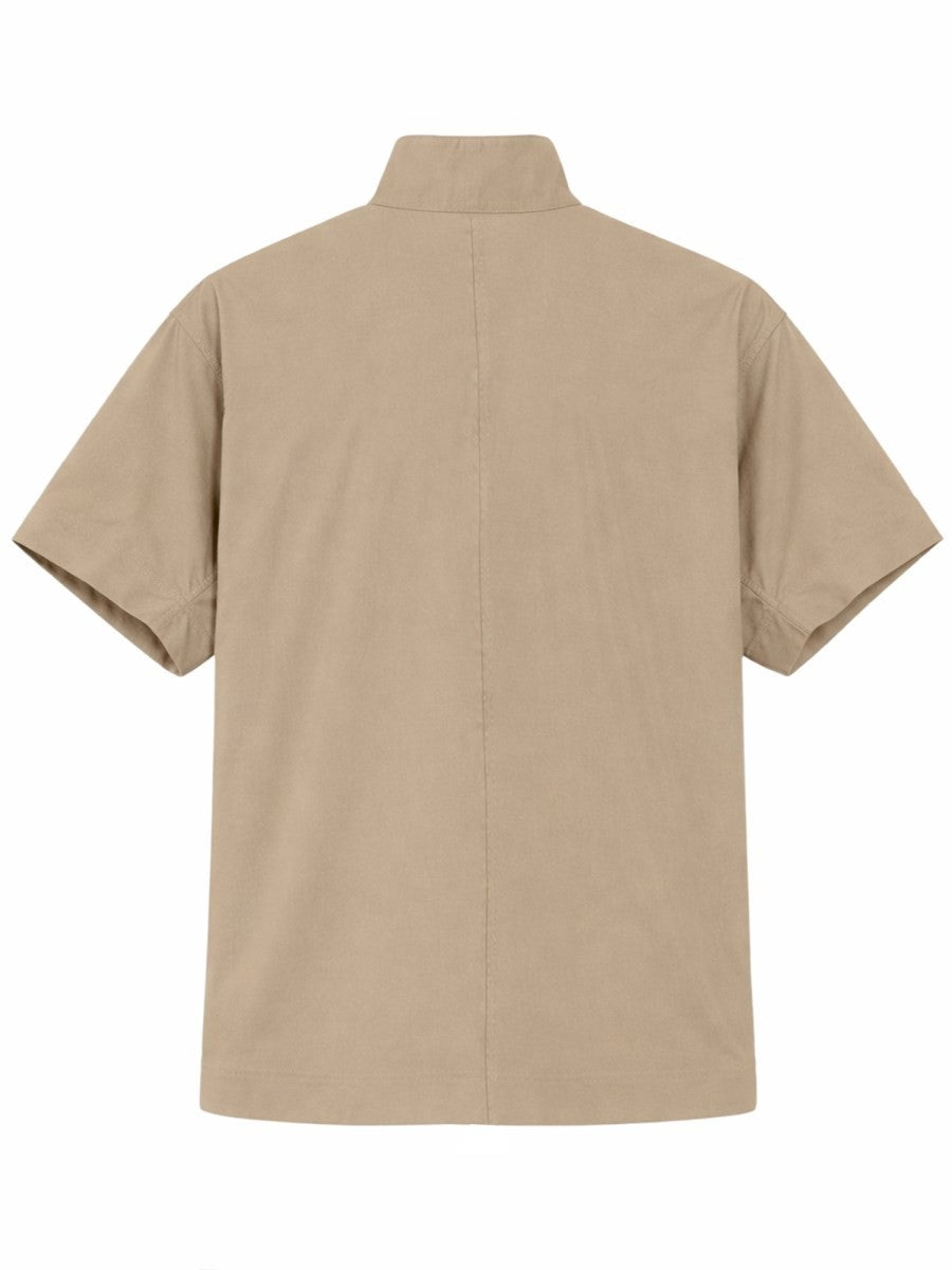 Ami Paris Women's Cotton Top Beige