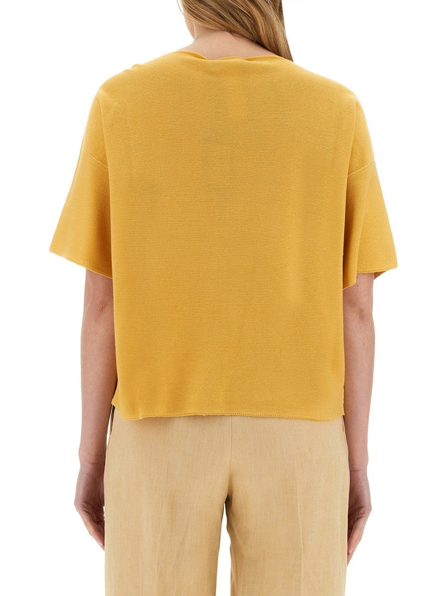 Fabiana Filippi Women's Cotton Tops Orange Fabiana Filippi