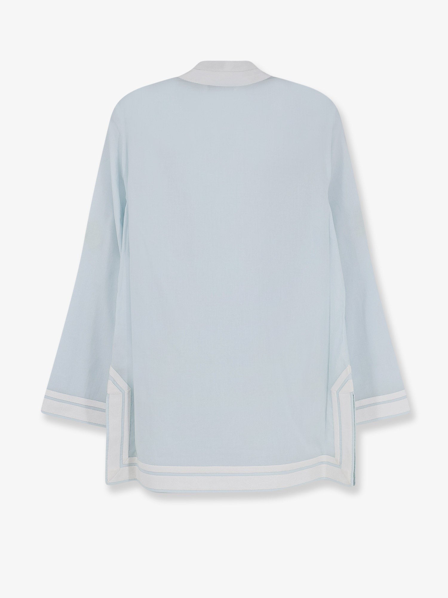 Tory Burch Women's Cotton Tory Tunic Shirt Blue