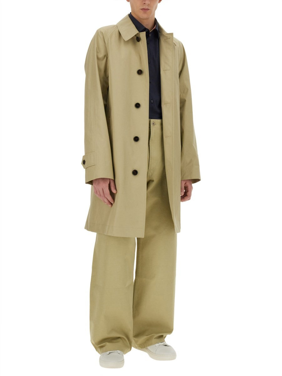 Burberry Men's Cotton Trench Coat Multicolor, view 2
