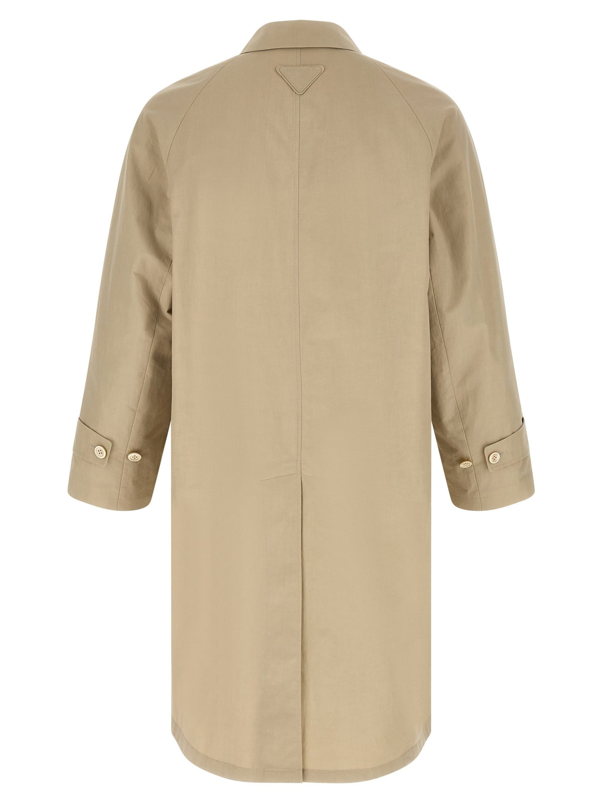 PRADA Cotton Trench Coat Beige, view 2