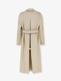 Alexander McQueen Women's Cotton Trench Beige