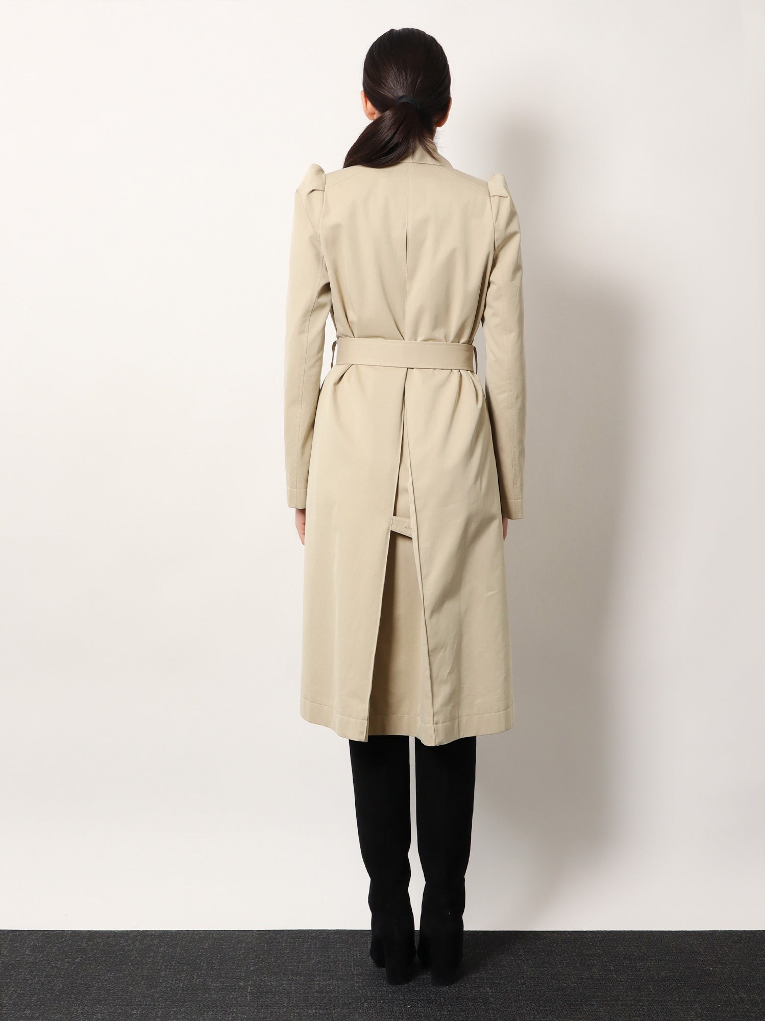 Alexander McQueen Women's Cotton Trench Beige