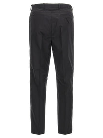 PRADA Cotton Trousers Tec Black