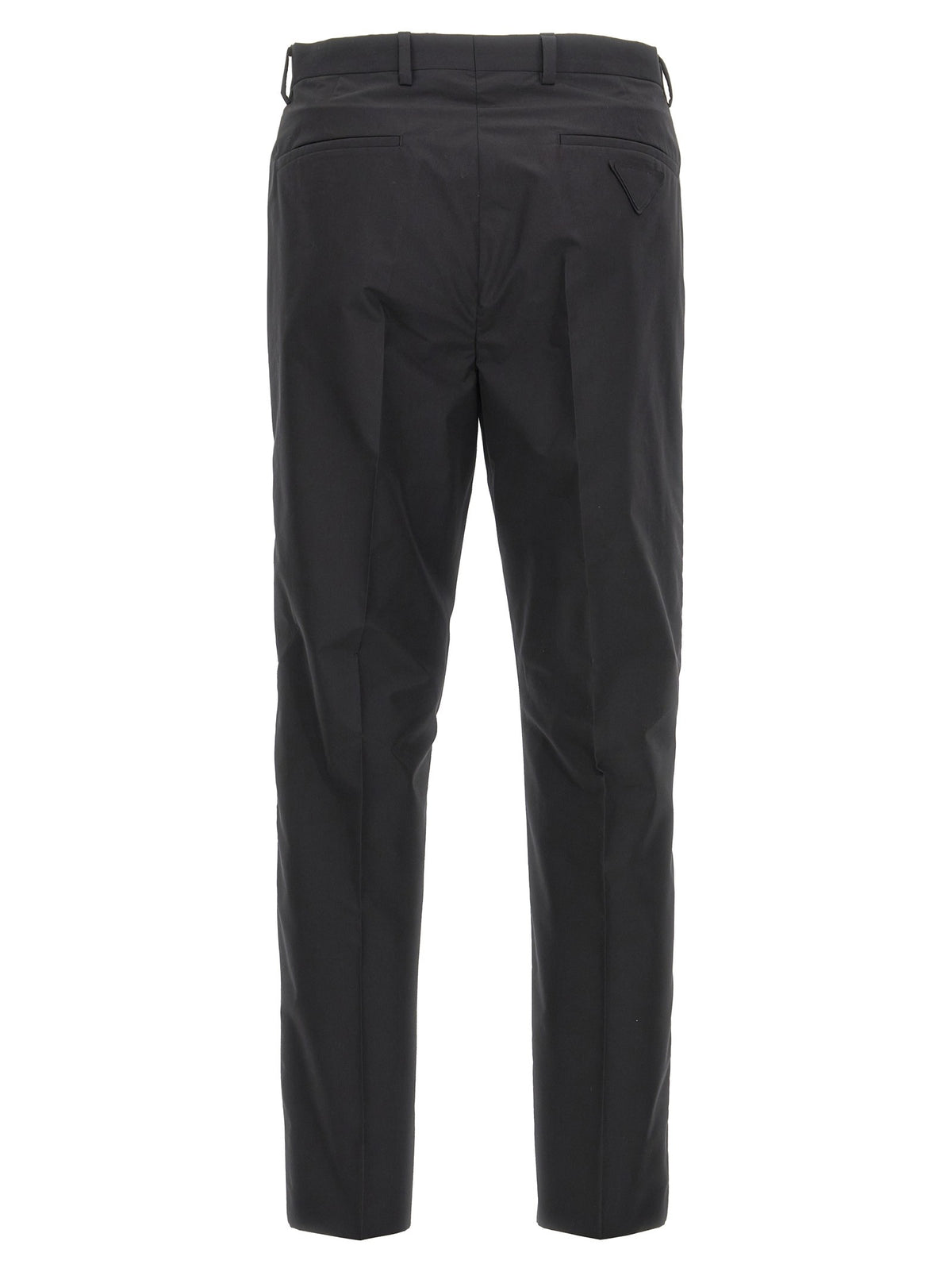 PRADA Cotton Trousers Tec Black, view 2