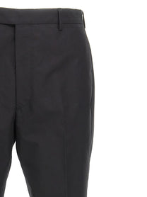 PRADA Cotton Trousers Tec Black