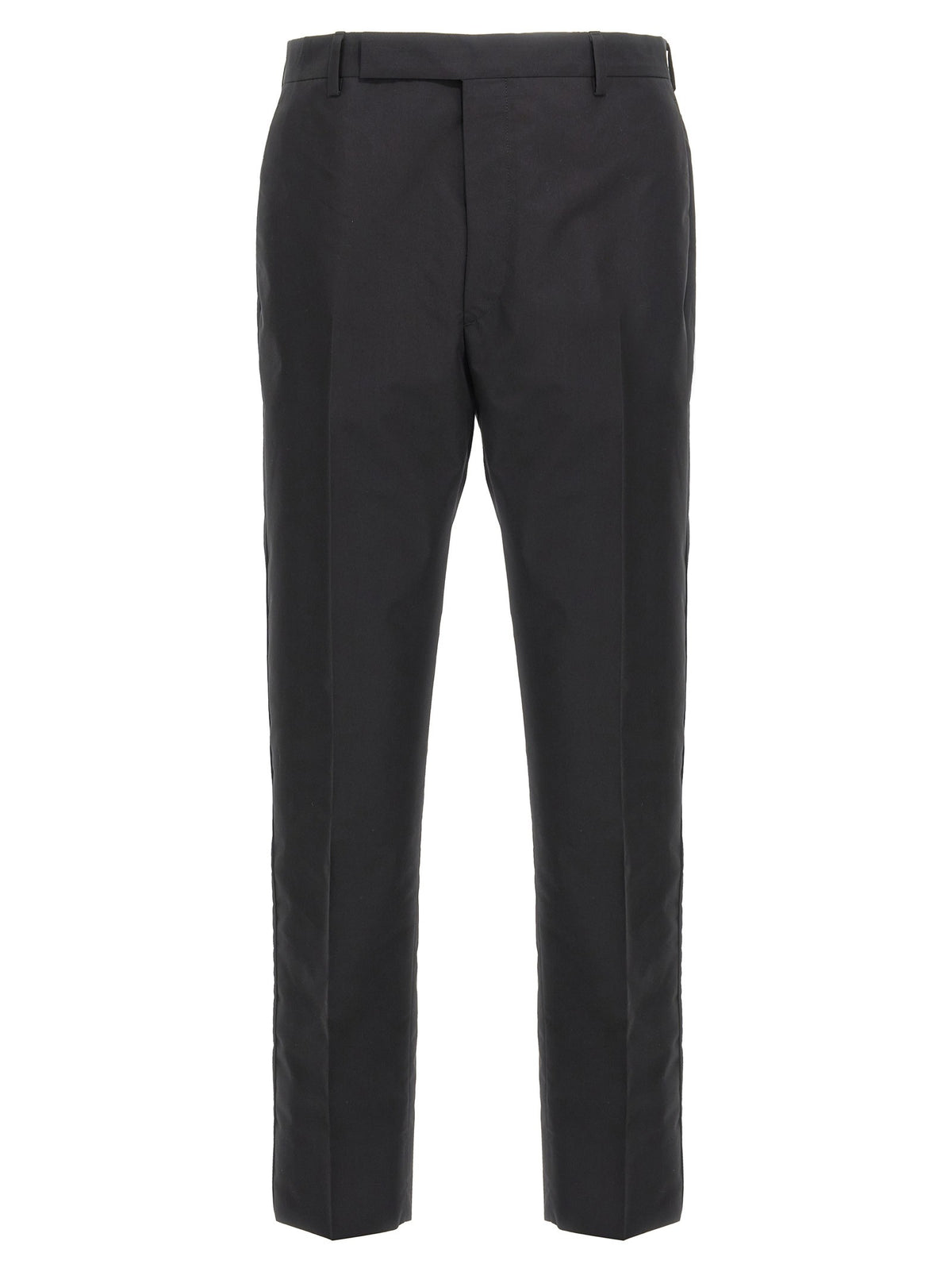 PRADA Cotton Trousers Tec Black