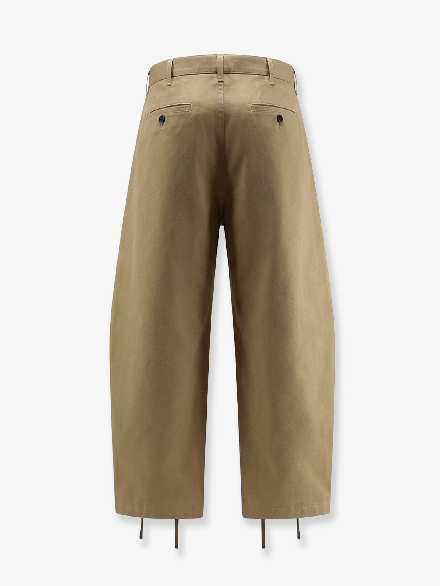 Sacai Men's Cotton Trousers Beige