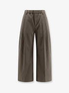 Brunello Cucinelli Women's Cotton Trousers Gold