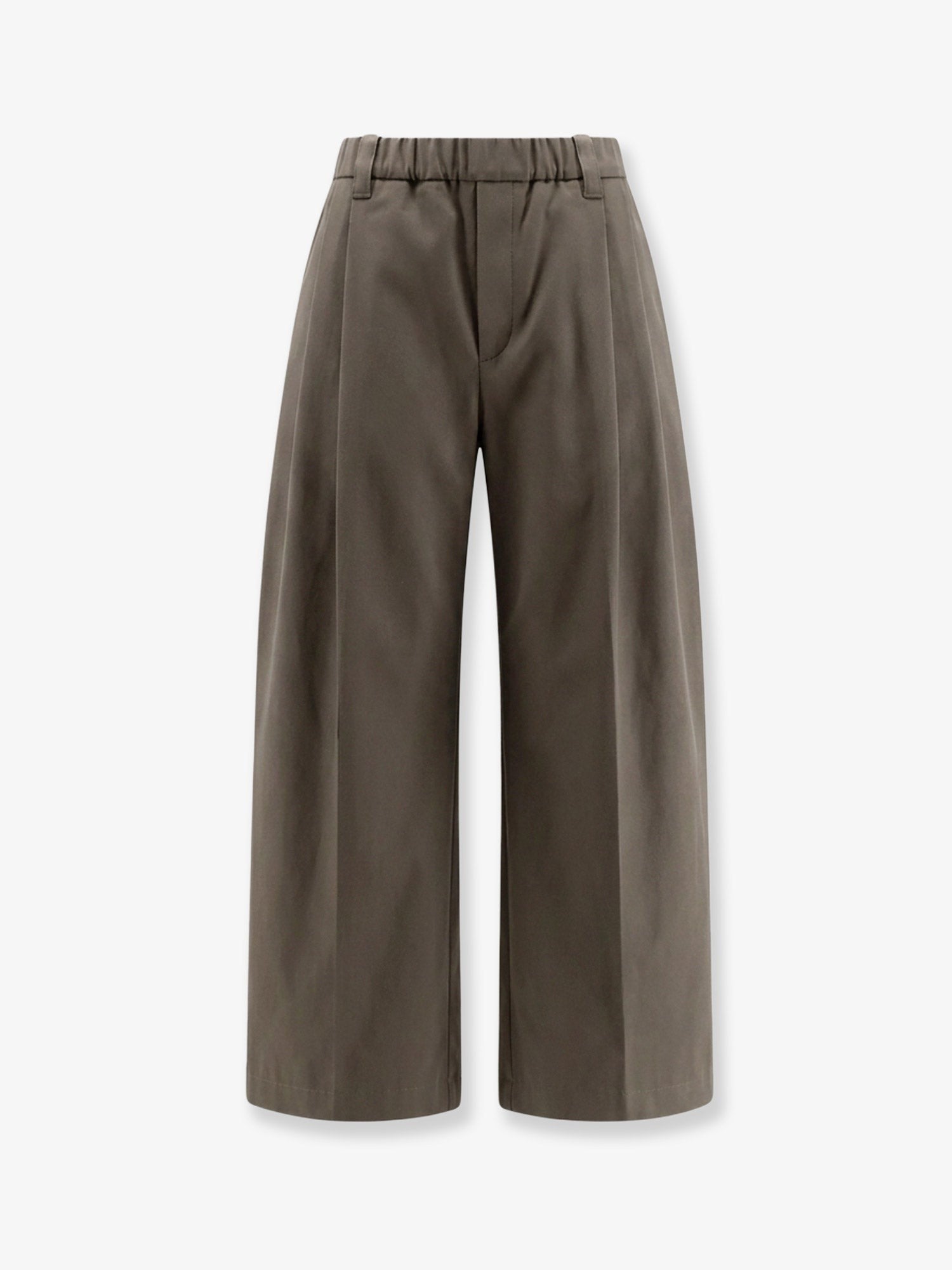 Brunello Cucinelli Women's Cotton Trousers Gold