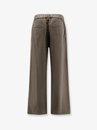 Brunello Cucinelli Women's Cotton Trousers Gold, view 2