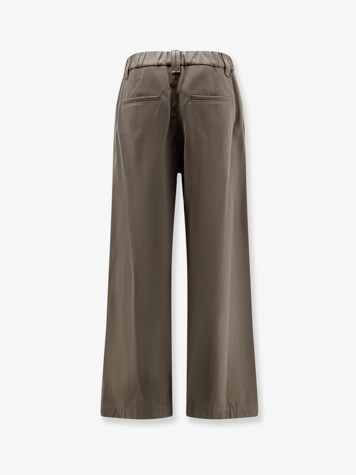 Brunello Cucinelli Women's Cotton Trousers Gold, view 2