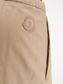 Moncler Women's Cotton Trousers Beige