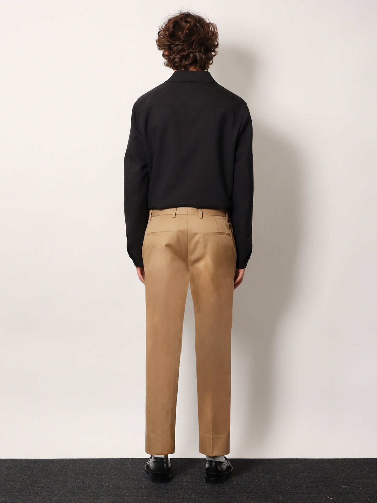 Gucci Men's Web Loop Pants Beige, view 3