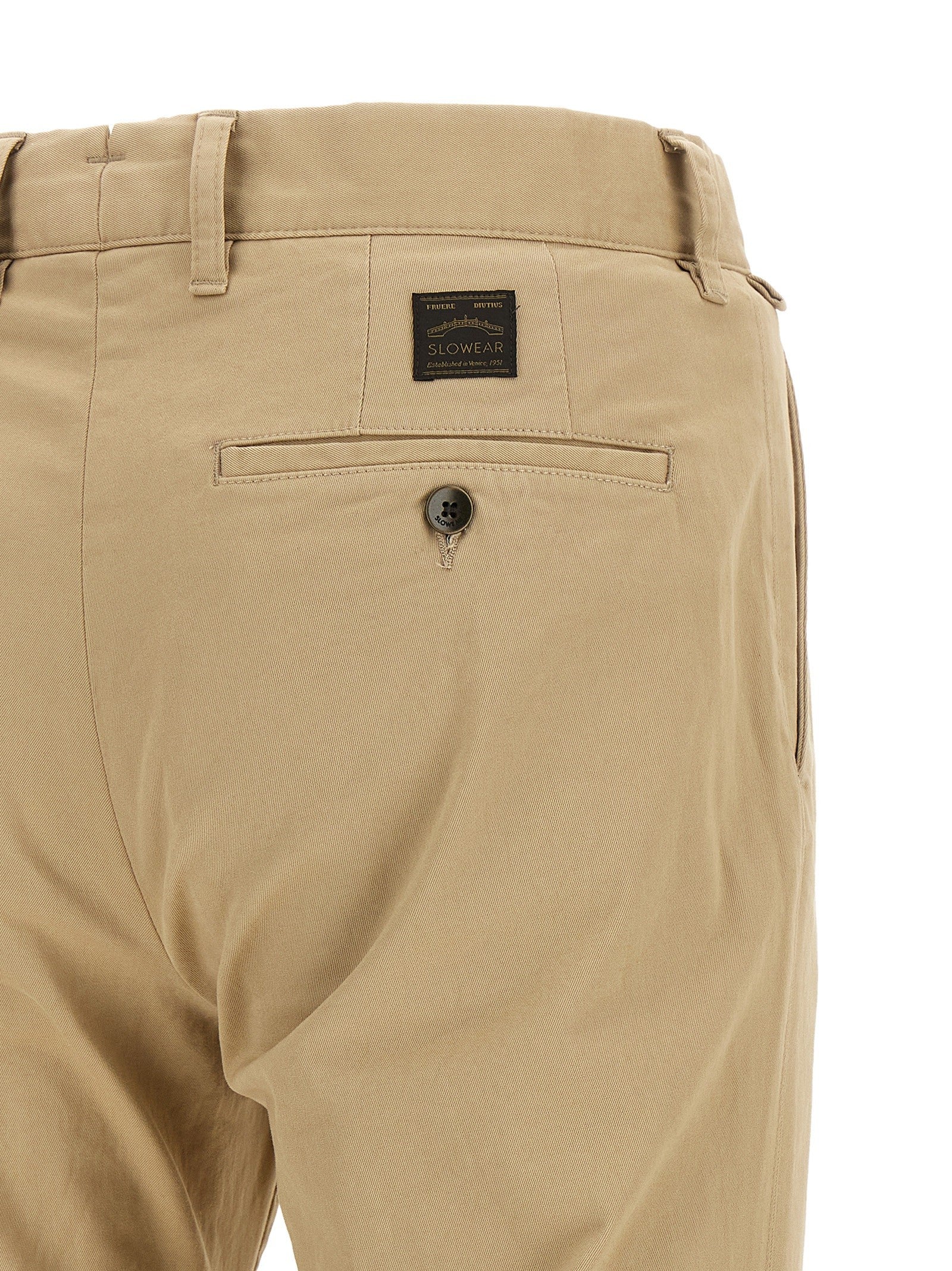 Incotex Cotton Trousers Beige