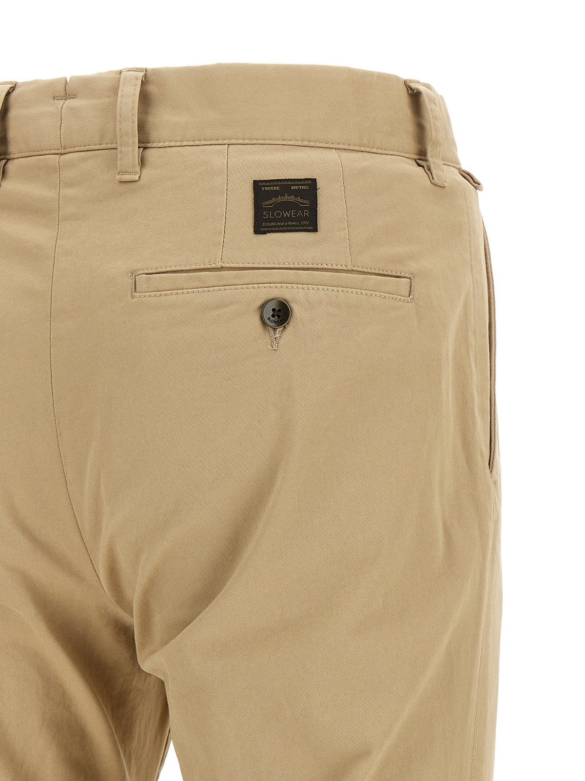 Incotex Cotton Trousers Beige, view 4