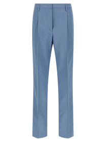 Prada Cotton Trousers Blue