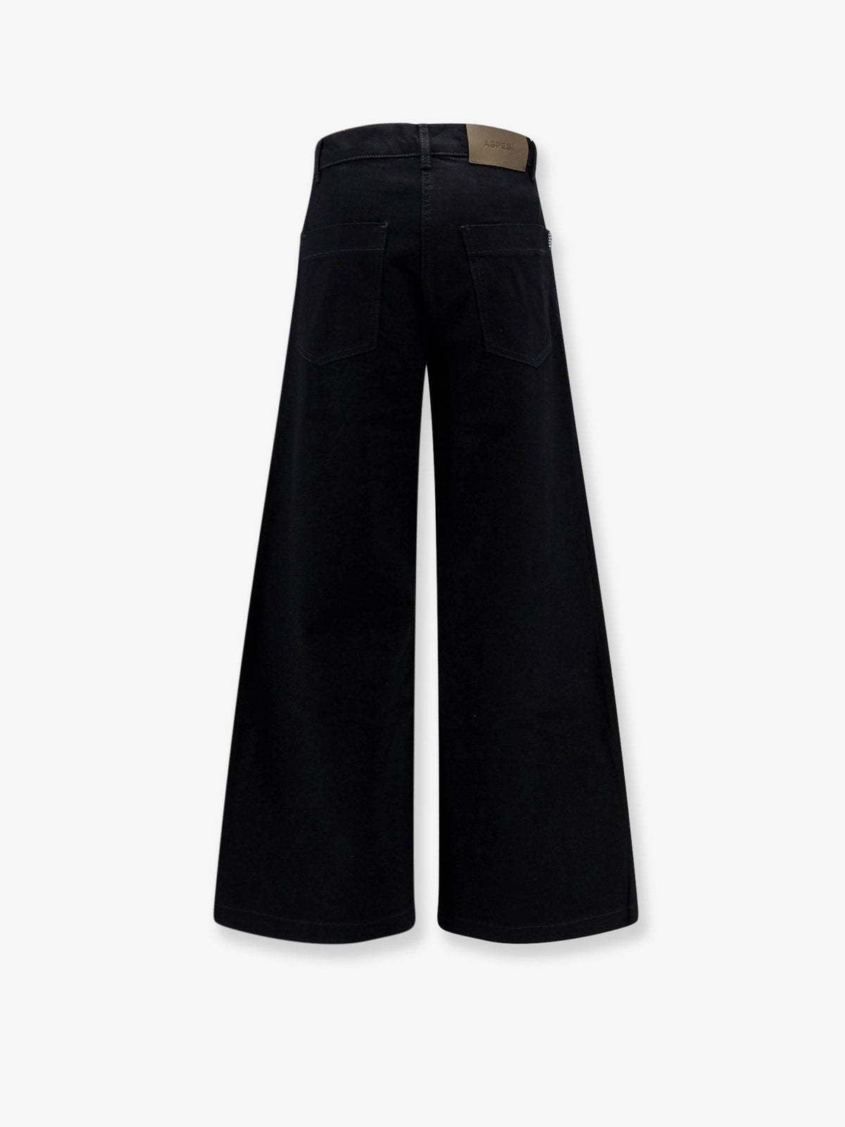 ASPESI Women's Cotton Trousers Black, view 2