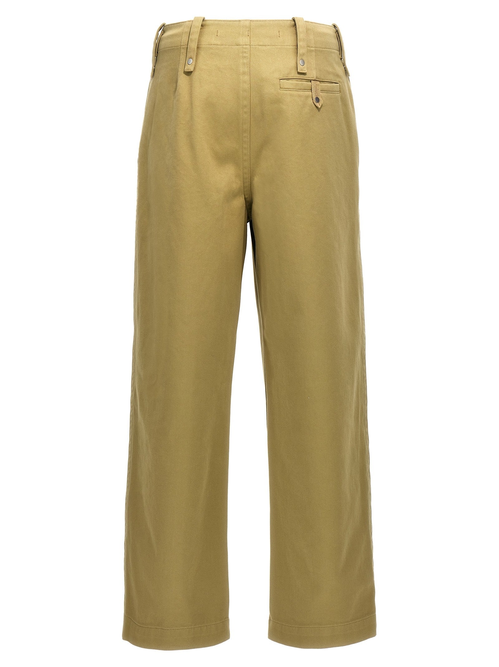 Burberry Cotton Trousers Beige