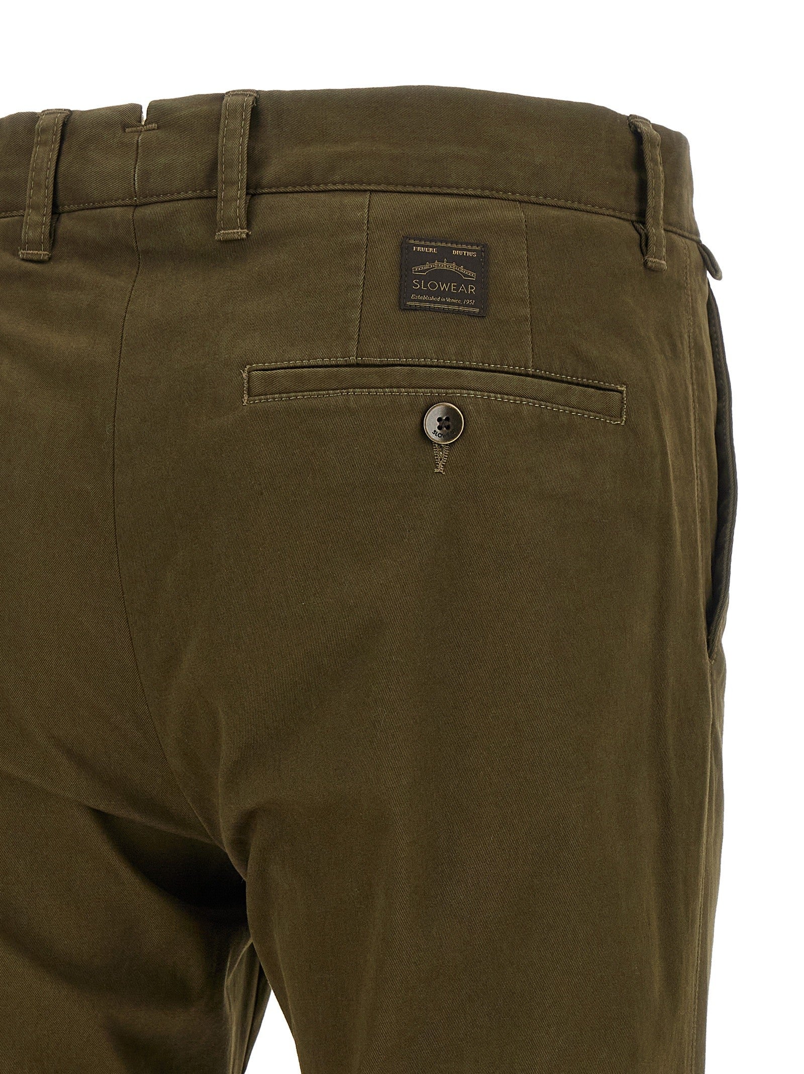 Incotex Cotton Trousers Green