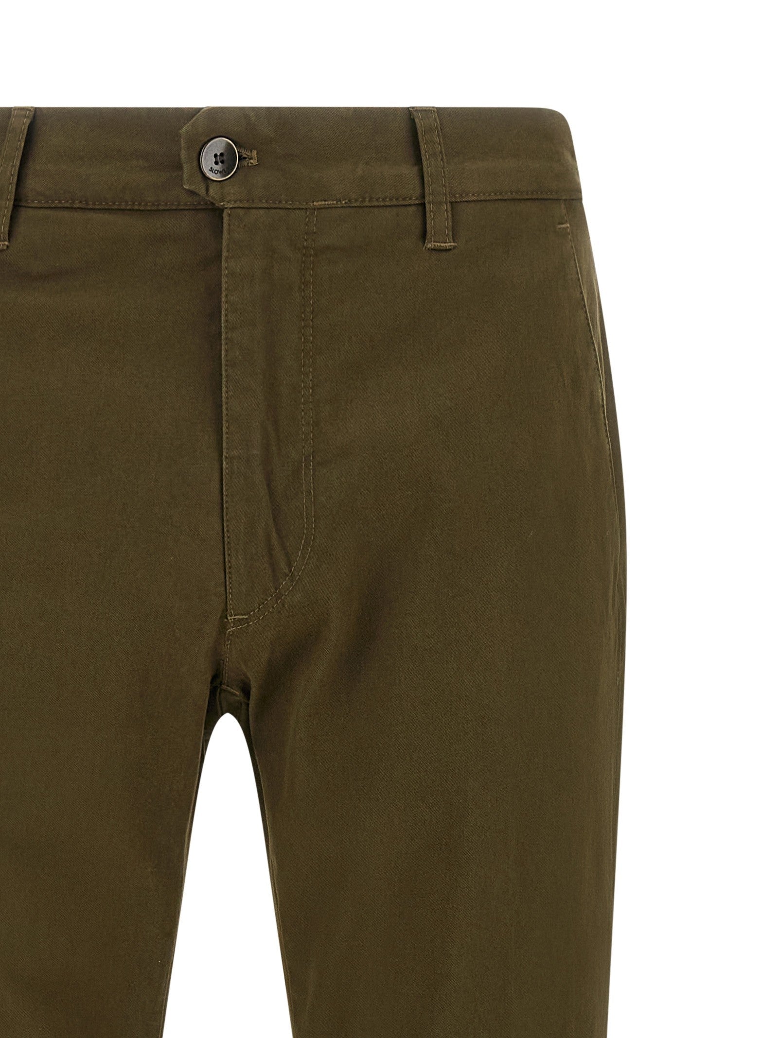Incotex Cotton Trousers Green