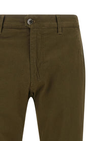 Incotex Cotton Trousers Green