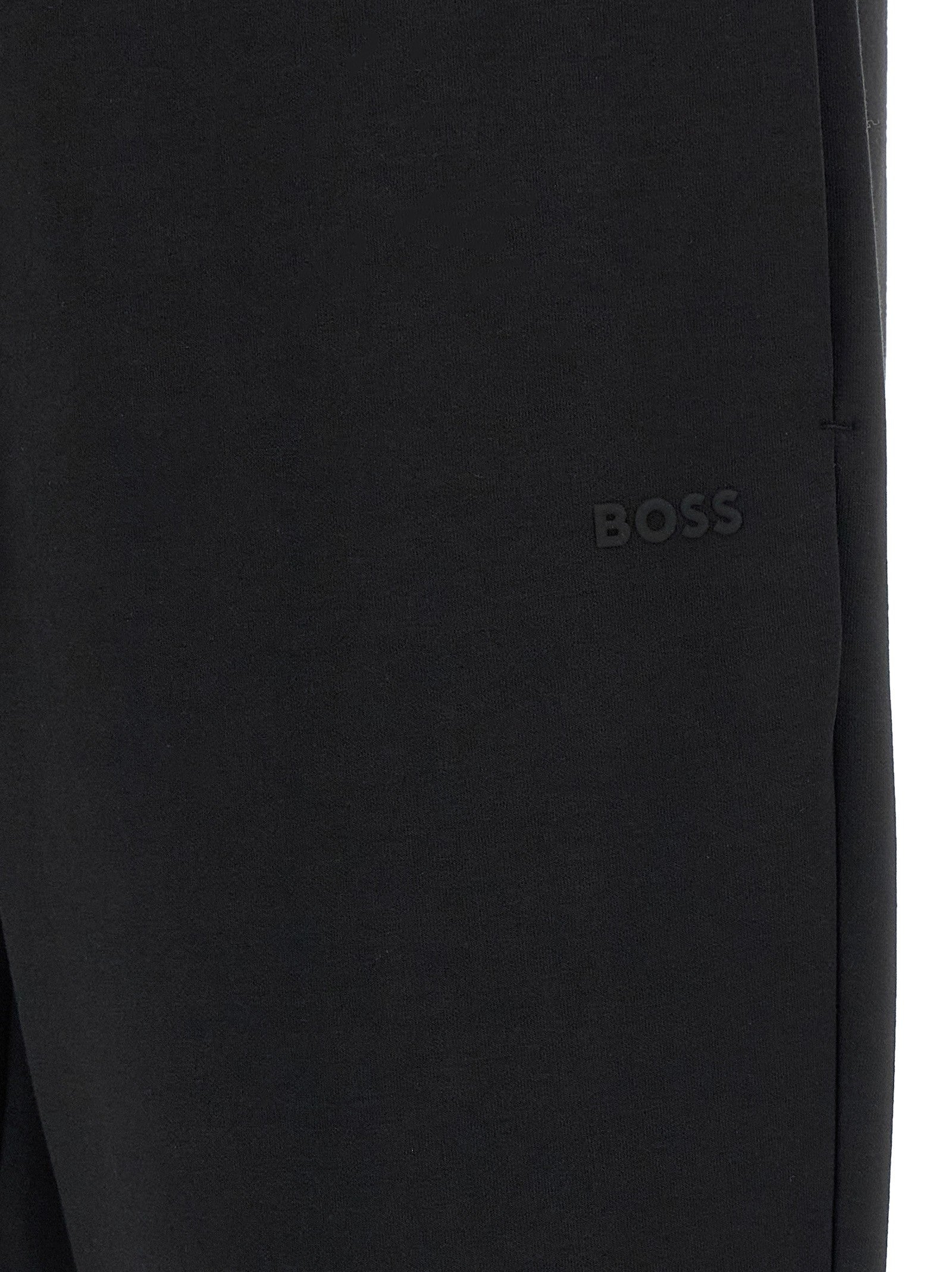 Hugo Boss Cotton Trousers Black
