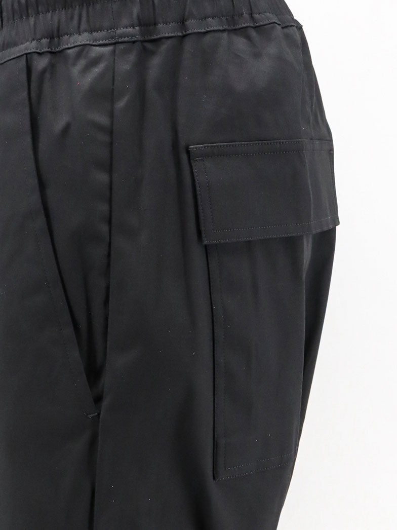 Rick Owens Men's Cotton Trousers Black